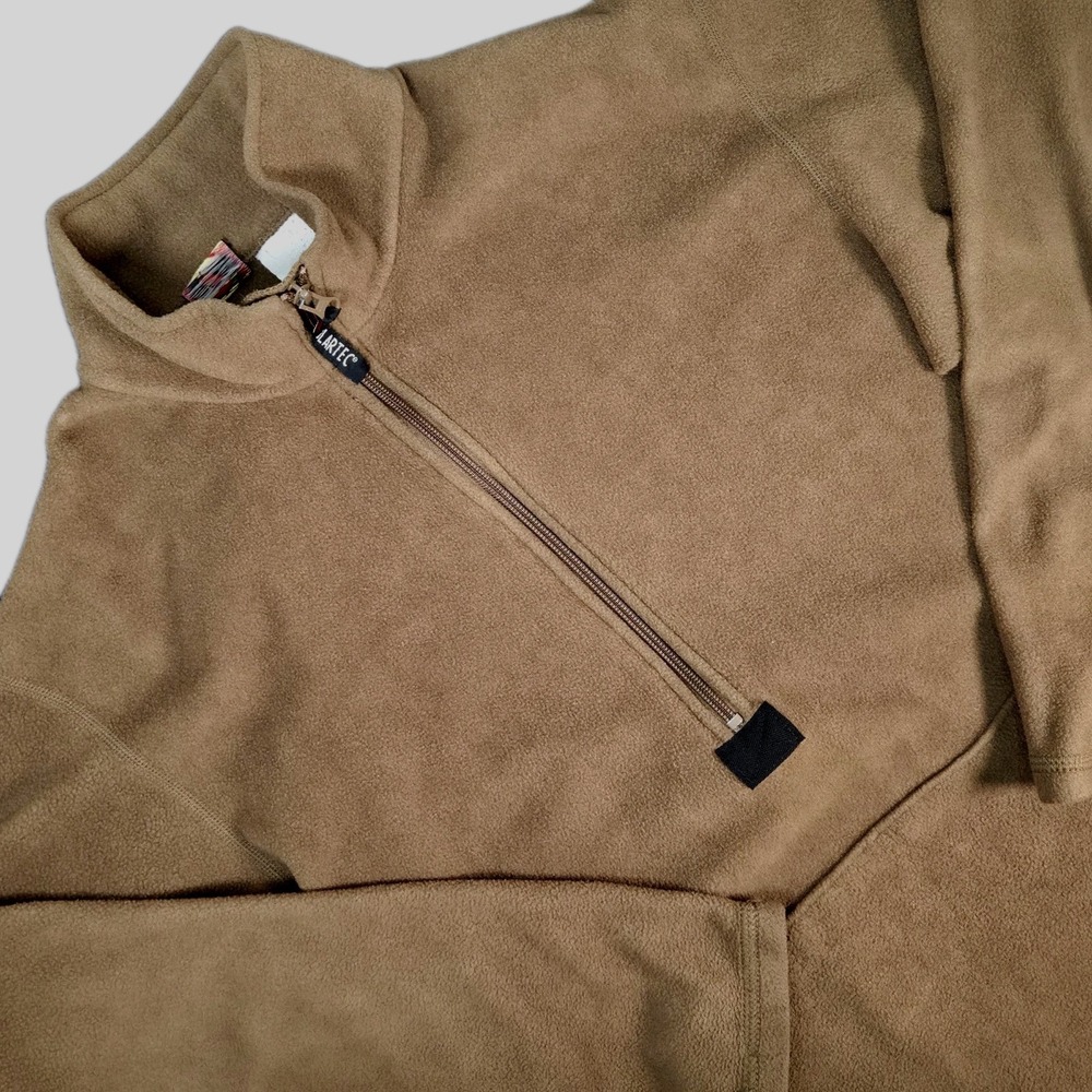 Peckham USMC Coyote Pullover Fleece Mens M Polartec 100 Military USGI Marines